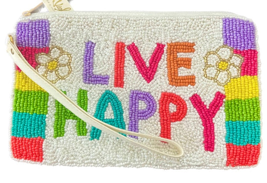 Live Happy Wristlet