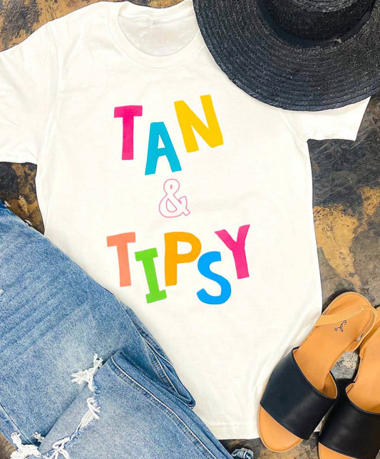 Tan and Tipsy Tee