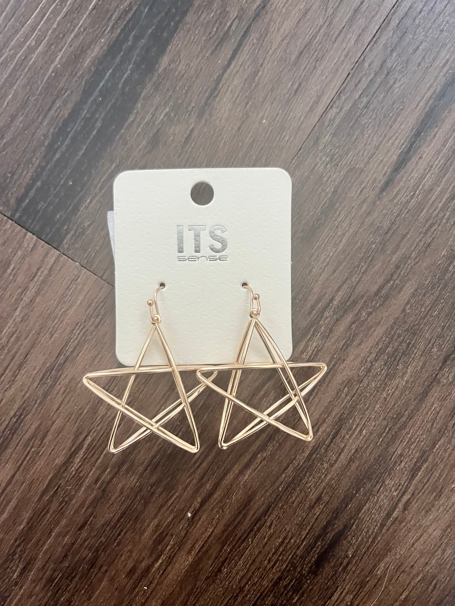 Gold Star Earrings