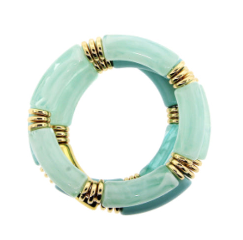 Teal Resin Bracelets