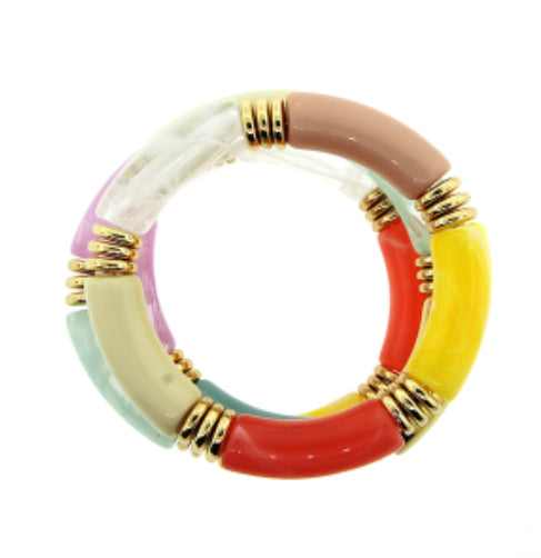 Multicolor Resin Bracelets