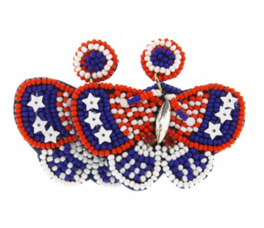 Butterfly Flag Earrings