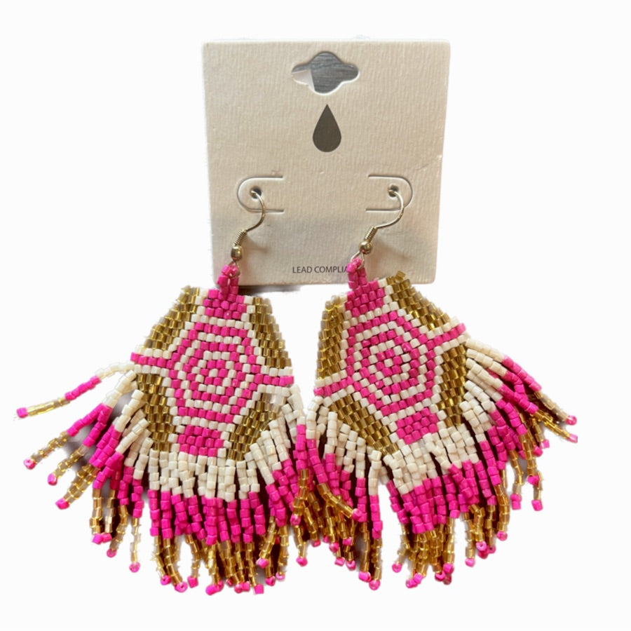 Pink and Gold Tassel