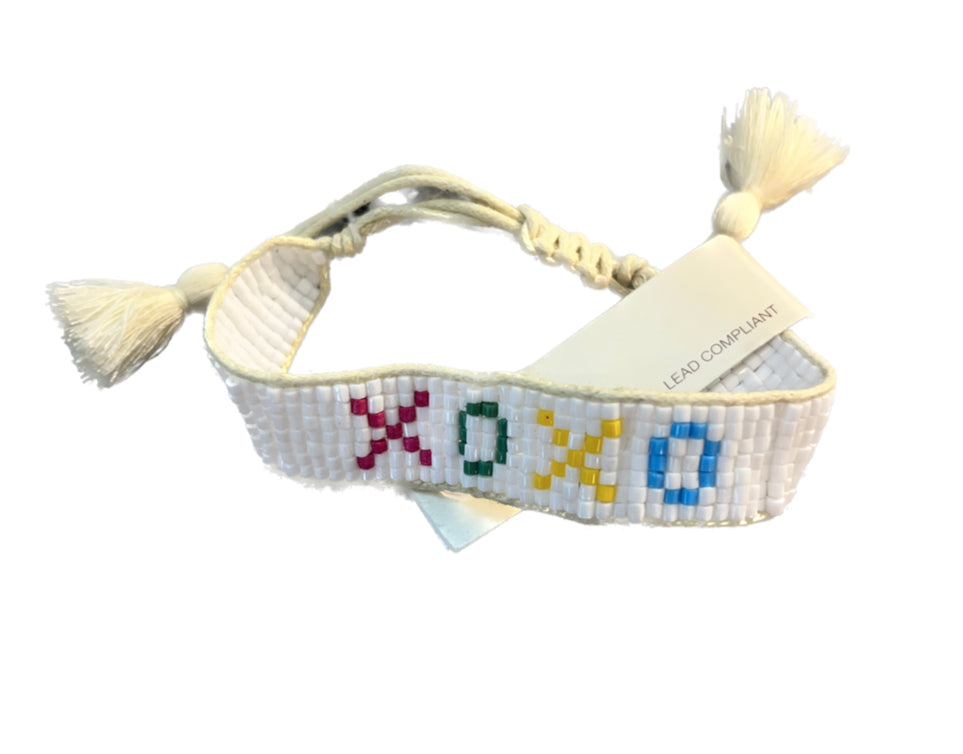 Seed Bead XOXO bracelet