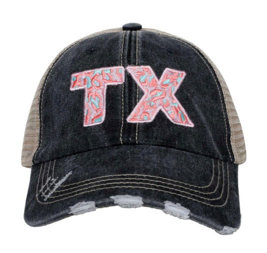 Pink Leopard Texas Cap