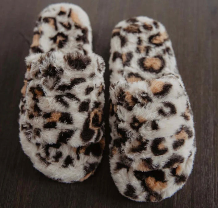 Leopard Cloud slippers