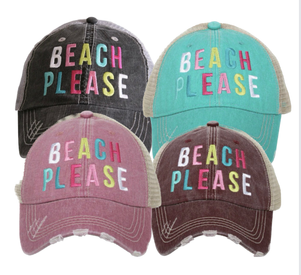 Beach Please Cap