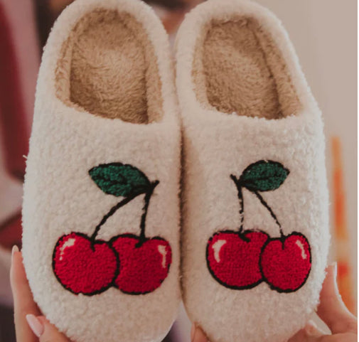 Cherry slippers