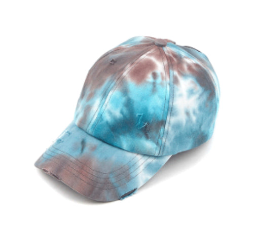 Tye Die C.C. Cap Blue/Brown