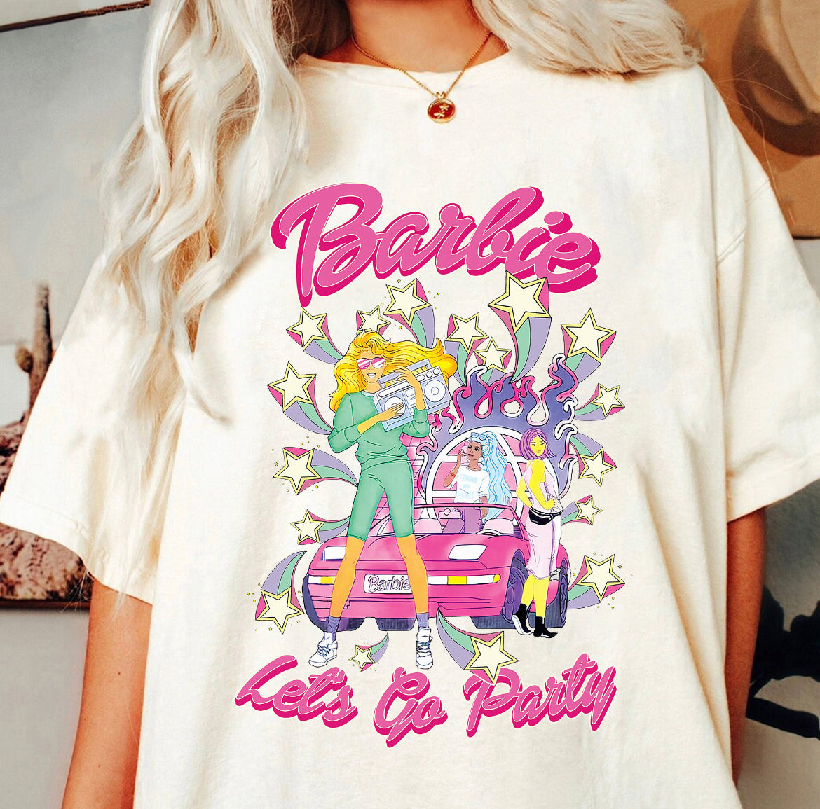 Barbie Let’s Go Party Tee